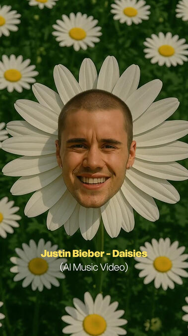 Justin Bieber - Daisies ( AI Music Video)